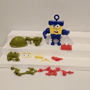 Spongebob Squarepants Sponge Out of Water Pop-A-Part Spongebob Action Figure